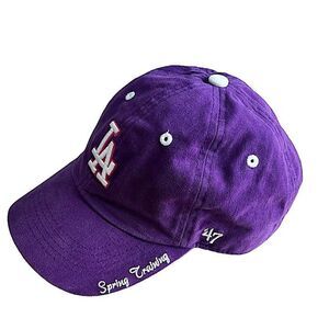 47Brand LA Dodgers Purple Spring Training Youth Baseball Hat
